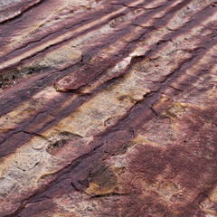 texture of rock in red rock canyon