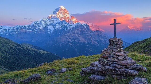 nanda devi mountain peak indian landscape