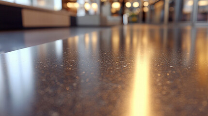 Brushed steel plate texture showcasing a smooth, metallic surface with a bright, reflective tone and blurred background symbolizing modernity, strength, and resilience with ample space for captions

