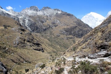 Trail to Lagoon 69 at Huascaran National Park, Ancash, Peru.