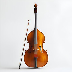 Fototapeta premium Elegant Close Up of a Violin Showcasing Craftsmanship and Artistry in a Classic Performance Setting