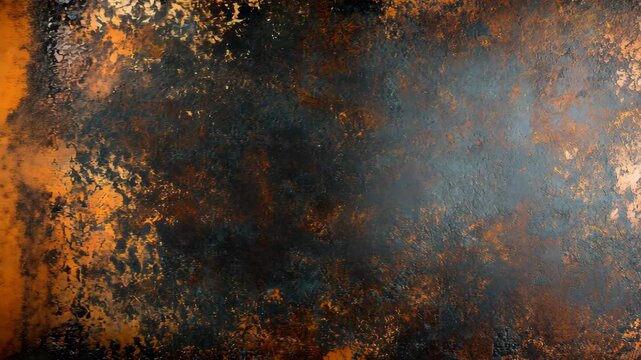 Abstract texture with rust and dark tones, creating a contrasting and dynamic visual experience