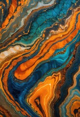 intricate close view unique multi colored stone pattern featuring vibrant rich striking natural designs, texture, mineral, rock, landscape, surface