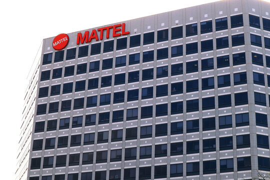 El Segundo (Los Angeles County), California - January 19, 2025: Mattel headquarters building. Mattel is an American multinational toy manufacturing company