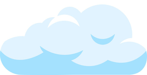 Light blue cloud floating gently in a bright white sky, symbolizing serene weather and evoking feelings of peace and tranquility on a beautiful day
