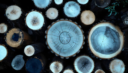 stack of wood wallpaper background