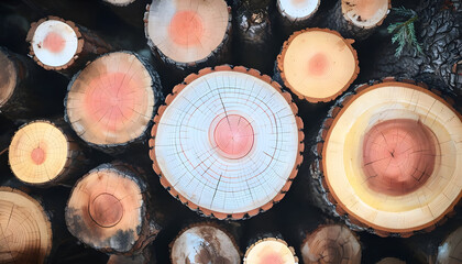stack of wood wallpaper background