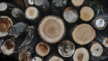 stack of wood wallpaper background