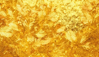 A shimmering gold glitter foil texture, perfect for holiday celebrations, evoking a luxurious Christmas theme with golden paper and festive elegance.
