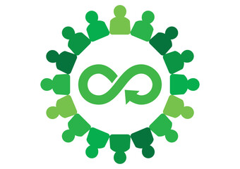 People Bio Green around circular economy