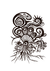 無題（自由・抽象・混沌・個性）ビジュアルアート