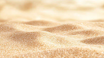 Close-up of serene sandy surface with soft focus and natural texture for background use
