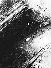 Black and White Gritty Textured Background for Urban and Industrial Themes