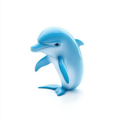 Playful Blue Dolphin Pose.