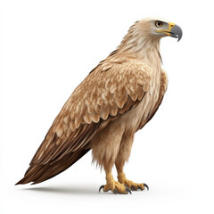 Obraz premium Majestic Golden Eagle, Isolated, Profile View.