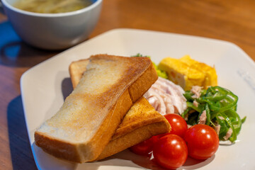 バタートーストのモーニング