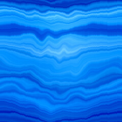 Modern summer striped blur wash seamless pattern background for trendy beach wear and coastal living designs. Repeatable alcohol ink bleed effect in blue white indigo colors