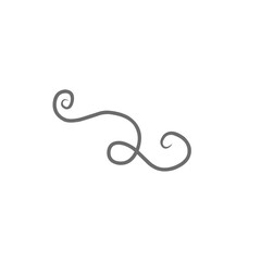 vintage swirl element