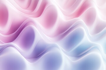 Obraz premium Colorful abstract design with flowing shapes and smooth gradients in soft tones