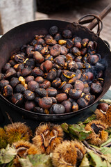 The sweet, nutty flavor of roasted chestnuts makes them a popular Italian street food, enjoyed both hot and cold throughout the year
