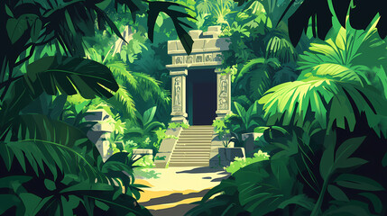 mystical forgotten ancient ruins