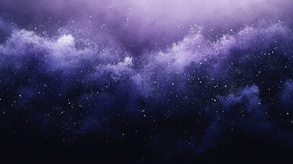 Naklejka premium A dark blue, purple, black, and white grainy background with a smooth color gradient and noise texture, perfect for banners, posters, or wallpapers conveying a sense of chaos and abstraction.