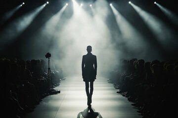 Model's First Steps on Runway: Backstage Fashion Show