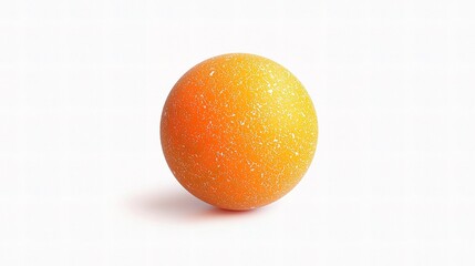 Isolated Orange Basketball Ball on White Background for Sports Use