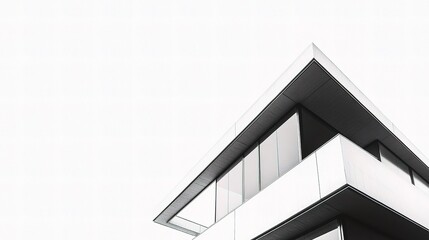 Fototapeta premium Modern Luxury House with Sleek Architecture and Clean Lines