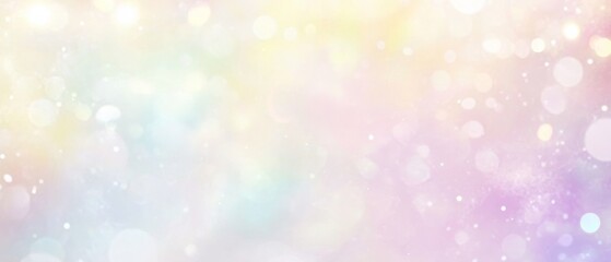 Pastel bokeh background with soft, dreamy light.