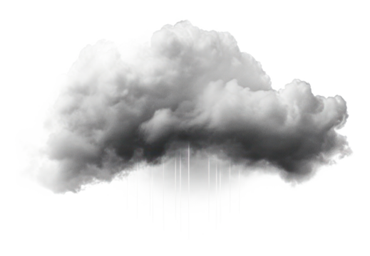 PNG Dark cloud with rain drops