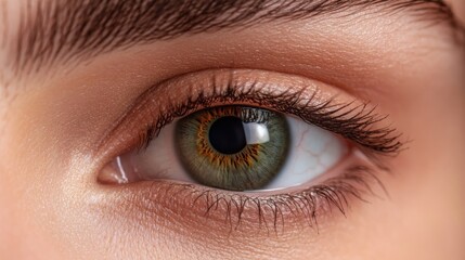 Obraz premium implantable lens surgery, eye close up shot, 16:9