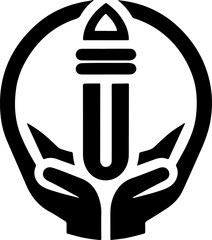 vector illustration design image icon logo symbol abstract modern technology minimalist