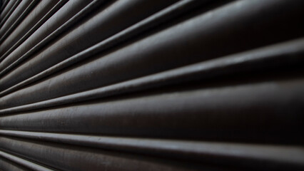 Texture of a grey-coloured metal shutter