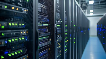 Cloud Computing Engineers Work on Infrastructure Design for Scalable Data Storage Solutions in a Modern Lab.