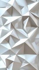 Obraz premium Geometric Abstract Pattern in White 