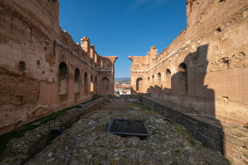 Fototapeta premium Various photos of the Red Church Basilica in Izmir Bergama