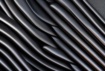 detailed close industrial steel texture highlighting vivid patterns unique surface features, metal, background, composition, design, structure, shine