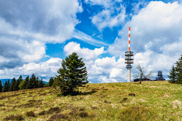 Obraz premium Funkturm auf dem Feldberg