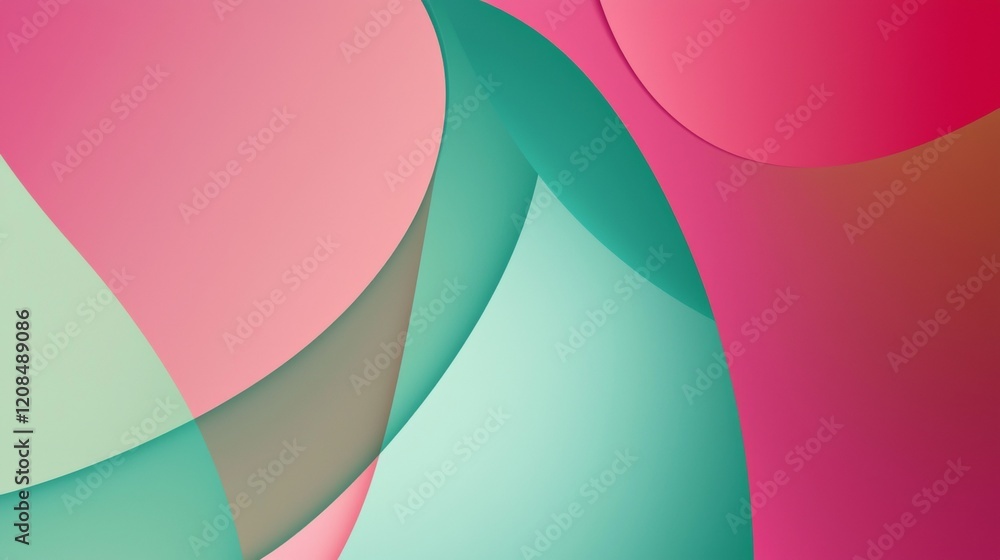 Poster soft pastel colors blend seamlessly in an abstract composition, creating a visually appealing backdr