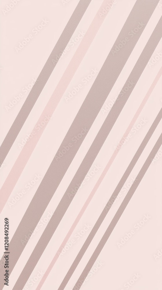 Poster Pink and brown diagonal stripes intersect, creating a dynamic and visually appealing pattern against a soft pink backdrop, suitable for various design applications
