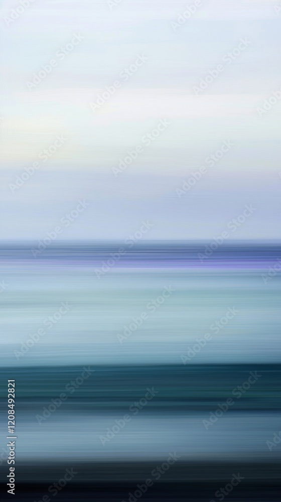 Poster blurred motion background creating horizontal lines of soft colors, ranging from light blues and pur