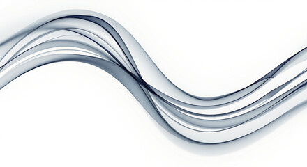 Wavy lines and swirls intertwine to form a flowing, abstract design.