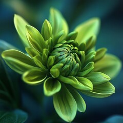 Green flower in nature for decoration and floral arrangements