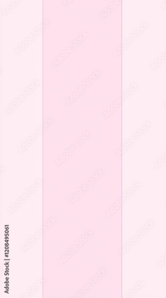 Poster soft pink and white pastel colors create three vertical bands, forming a minimalist and elegant back