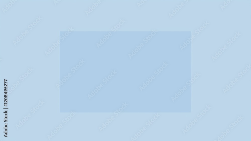Aufkleber minimalist abstract background featuring a light blue square placed over a lighter blue backdrop, cr