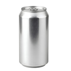 Aluminum Can Isolated on Transparent Background. Mockup. PNG