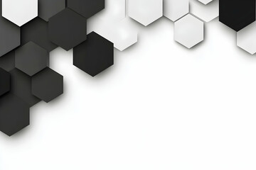 Abstract grayscale honeycomb background, perfect for modern designs, presentations, and technology concepts.  Provides a clean and minimalist aesthetic.