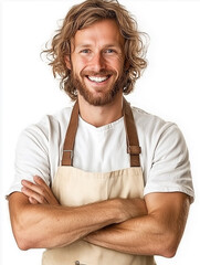 Small Business Owner Wearing an Apron
