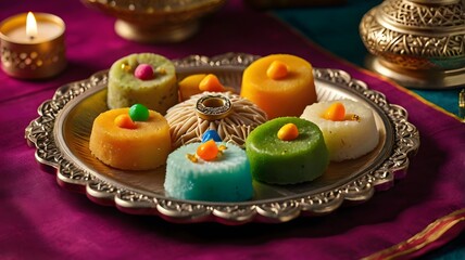 Delicious food on table